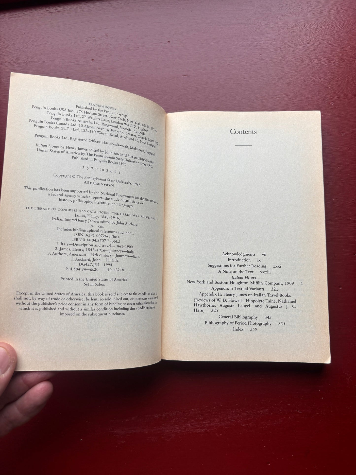 Italian Hours by Henry James (1992, Trade Paperback)