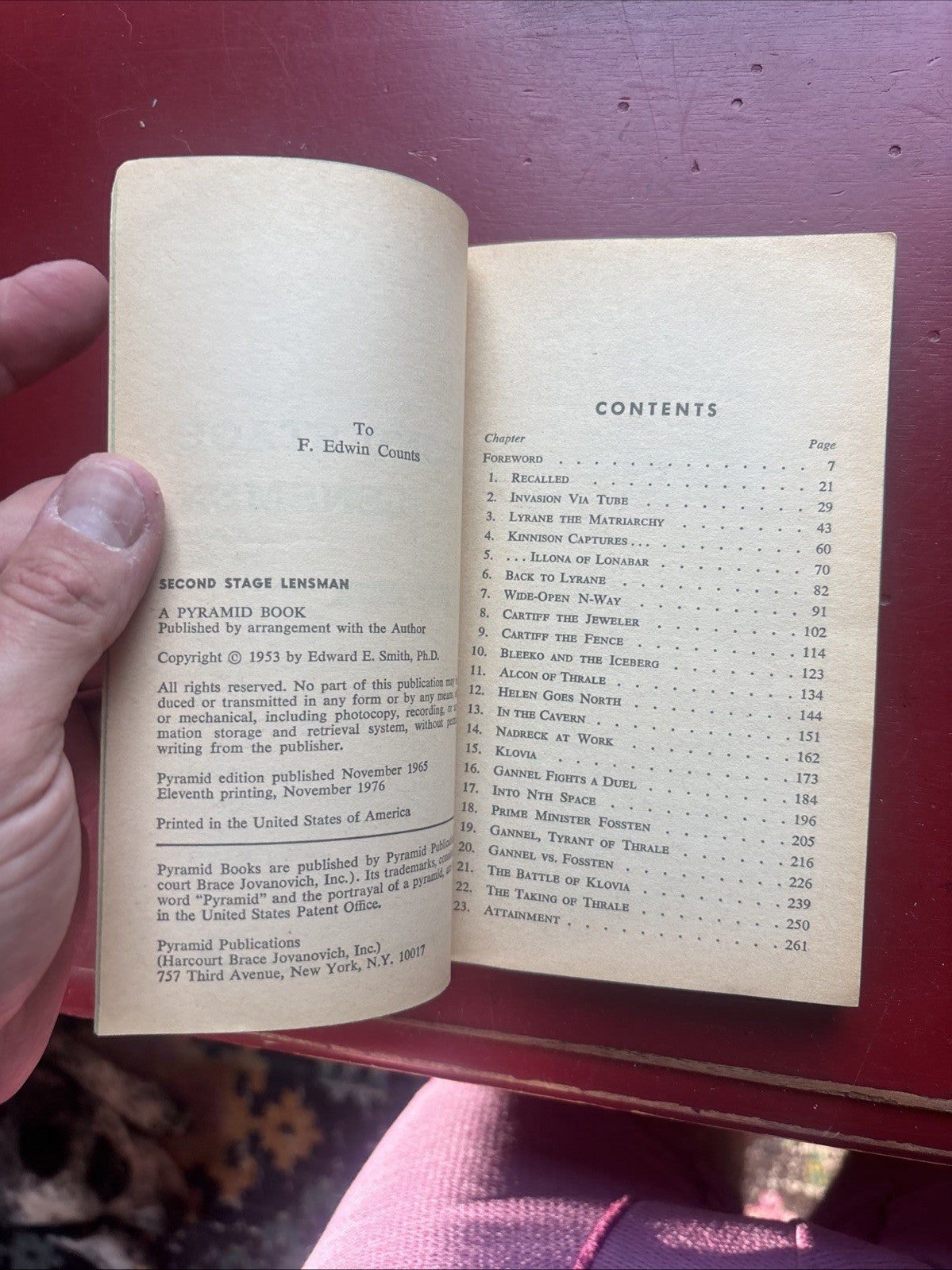 7 Vintage Sci-Fi books by E.E. "Doc" Smith (Mass Market) (Bundle)