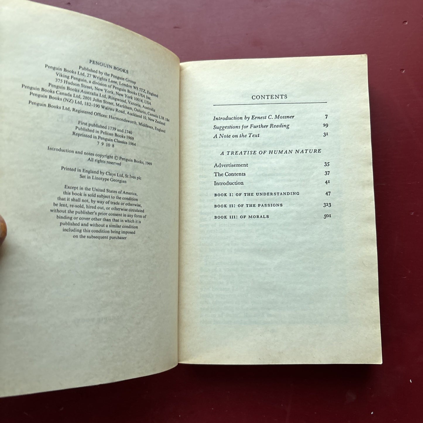 Treatise of Human Nature : Being an Attempt to Introduce the Experimental Method