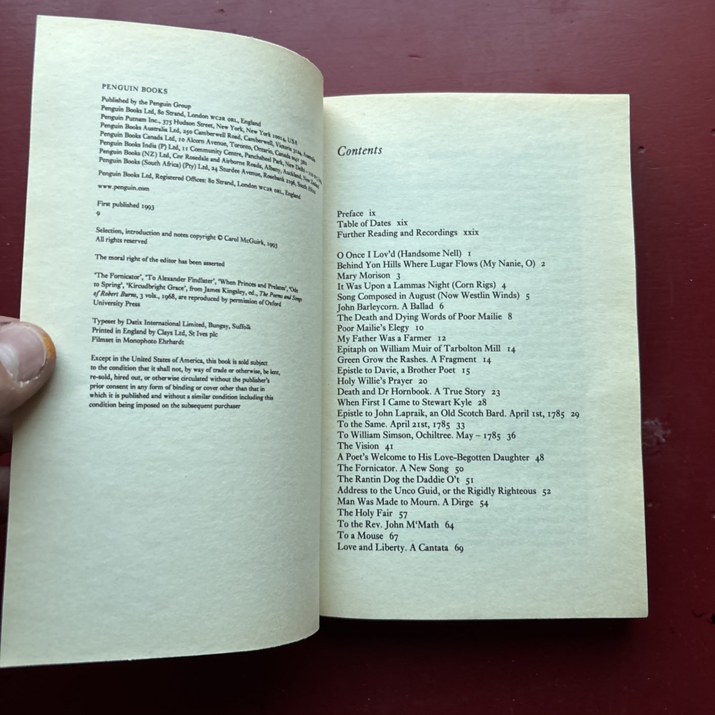 Selected Poems by Robert Burns (1994, Uk-B Format Paperback)