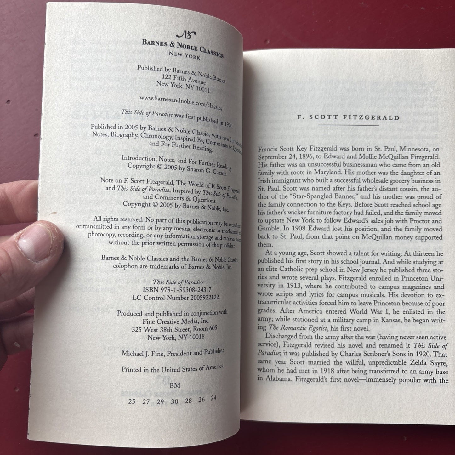 This Side of Paradise by F. Scott Fitzgerald (2005, Perfect)
