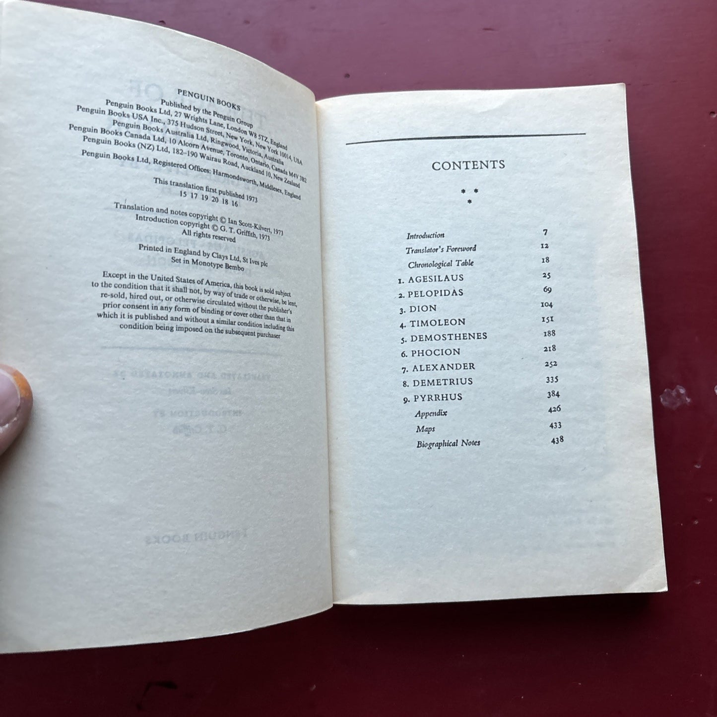 Age of Alexander : Nine Greek Lives by Plutarch (1973, Uk-B Format Paperback)