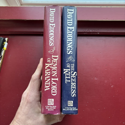 DAVID EDDINGS Malloreon Series 3 & 5 1st Editions VG Hardcover