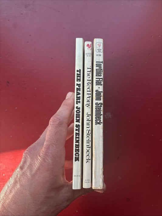 3 by John Steinbeck - Pearl, Red Pony, Tortilla Flat (Bundle, Mass Market)