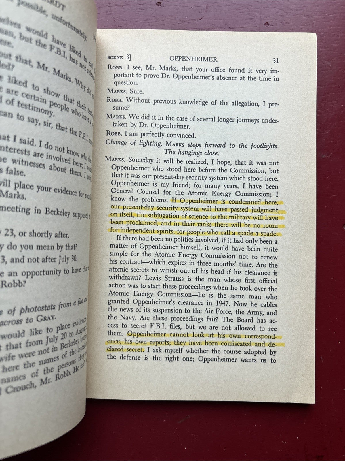 In the Matter of J. Robert Oppenheimer by Heinar Kipphardt (1968, Trade Paperback) (Annotated/Discounted)