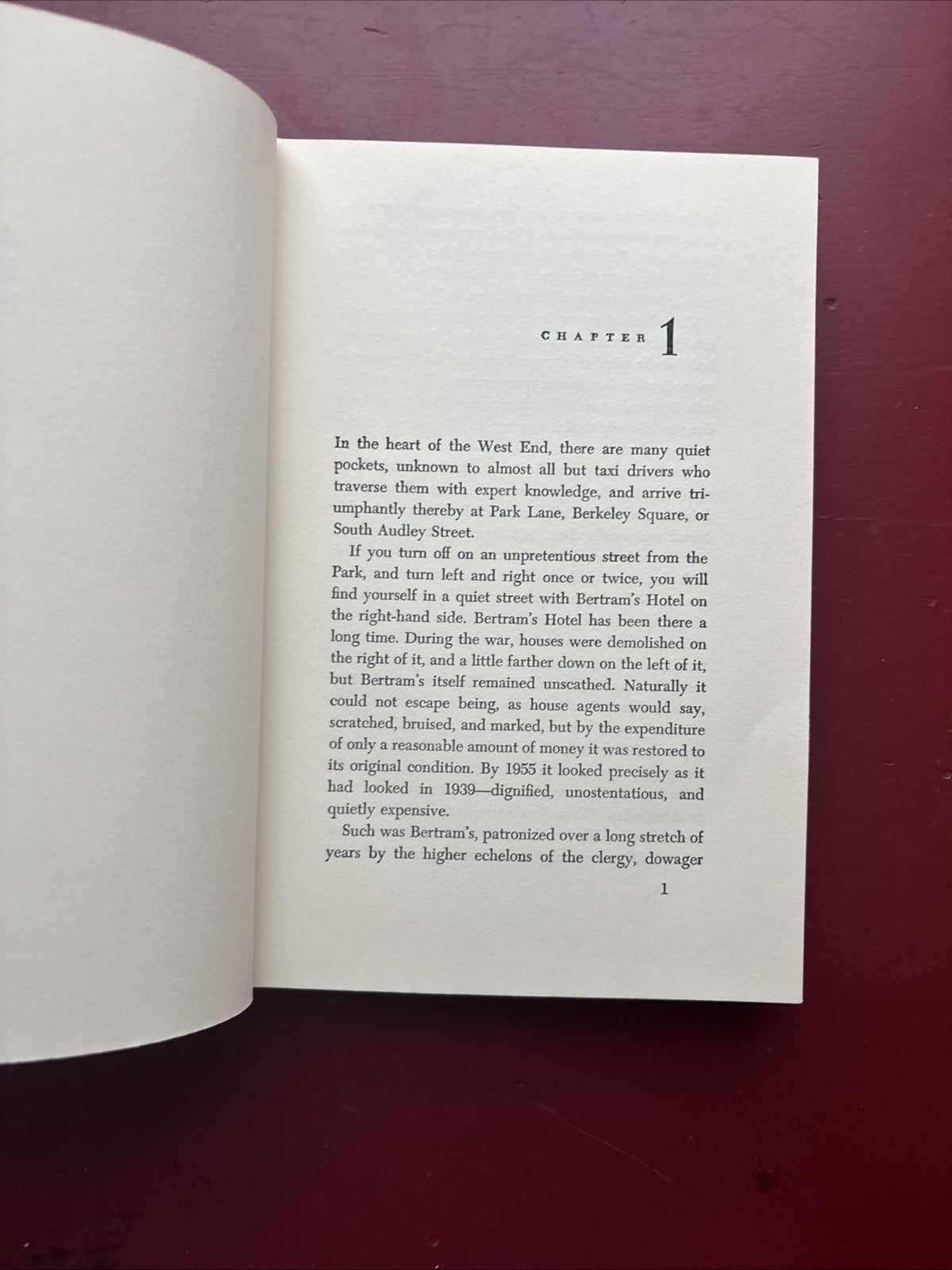 At Bertram’s Hotel by Agatha Christie (1965 Dodd) VG+
