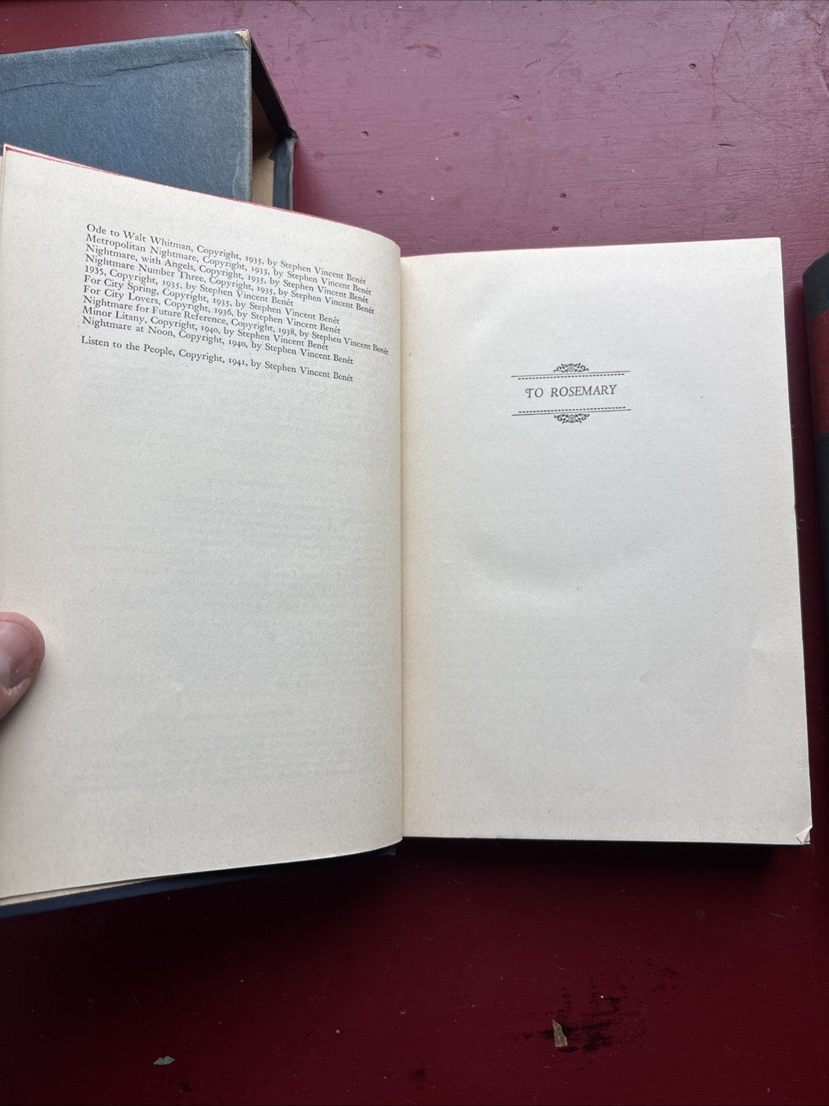 Selected Works of Stephen Vincent Benet: Poetry & Prose (1942, Hardcover)
