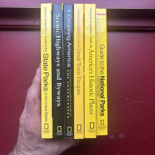 5 National Geographic Travel Guides: State & National Parks Historic Places (Paperback)