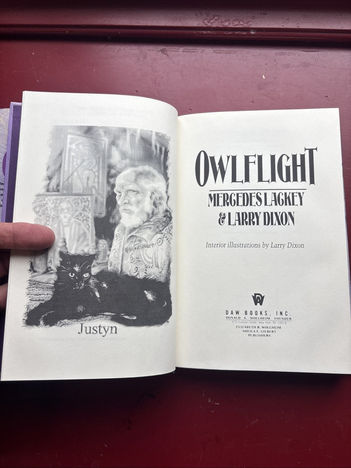 Mercedes Lackey & Larry Dixon Owl Mage Trilogy Owlflight Owlsight Owlknight BCE