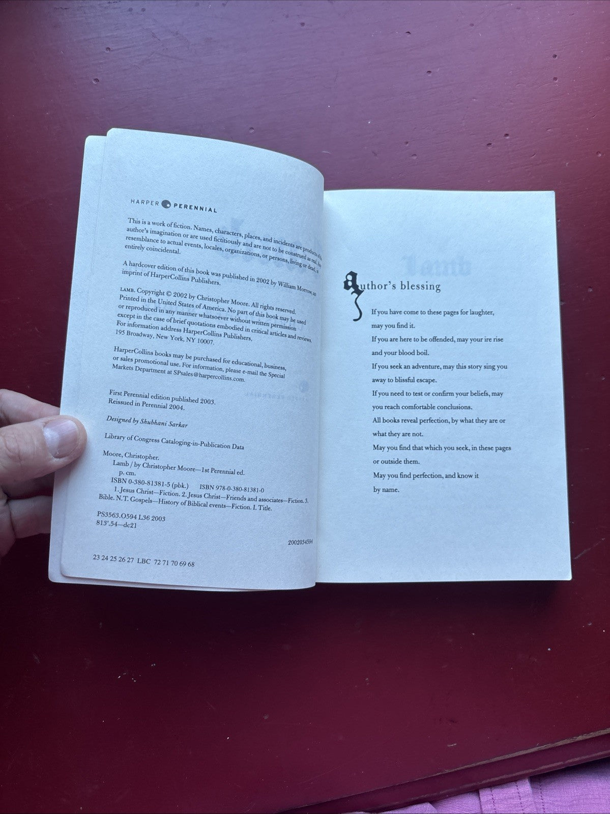 Lamb by Christopher Moore (2003, Trade Paperback)