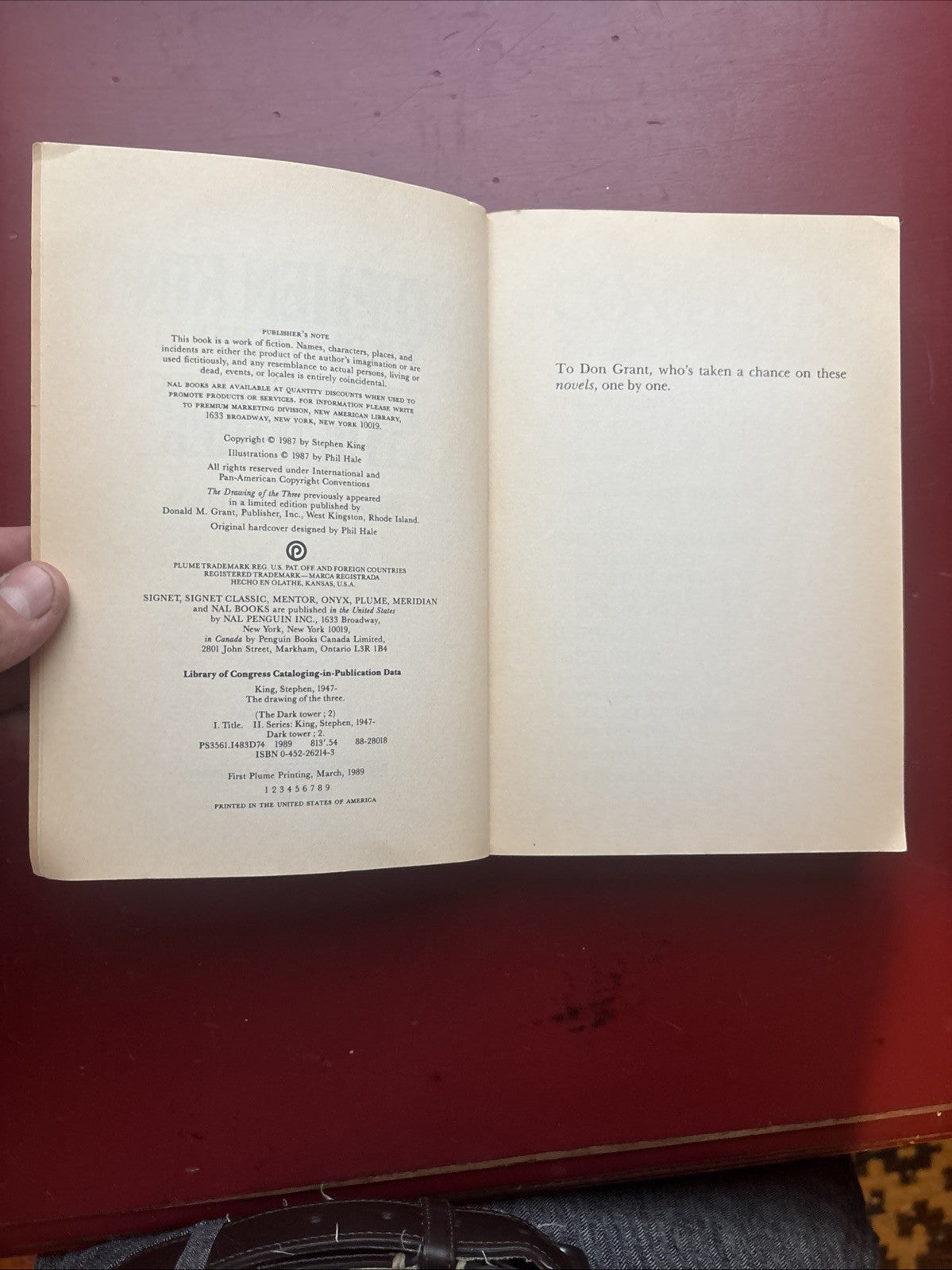 The Drawing of the Three by Stephen King (1989, Trade Paperback)