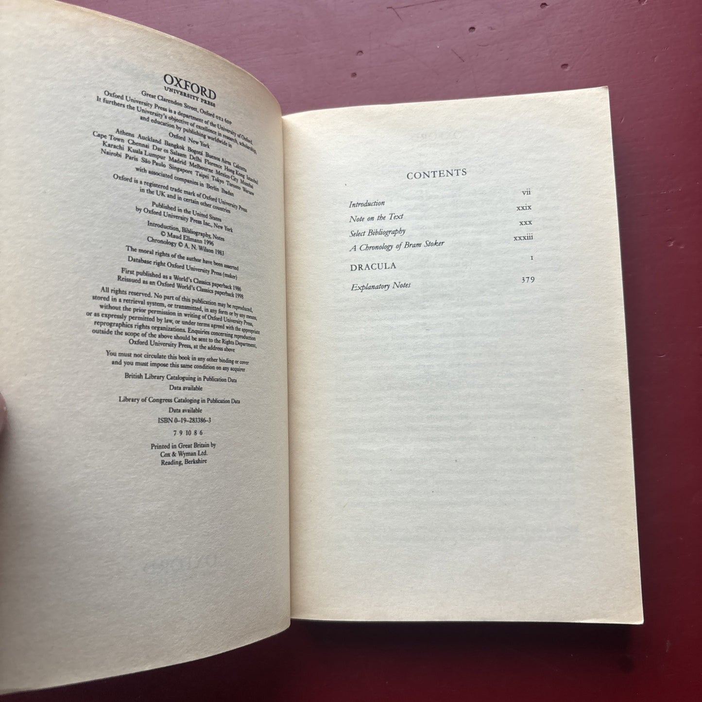 Dracula by Bram Stoker (1998, Uk-Trade Paper)