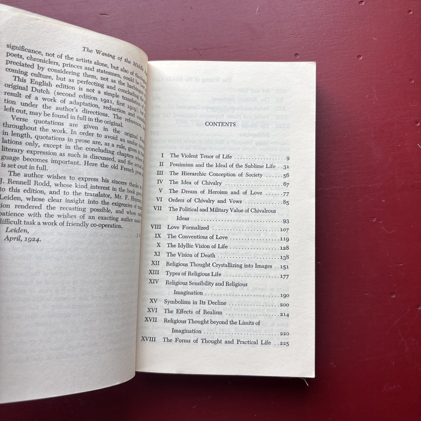 The Warning of the Middle Ages: A Study by J. Huizinga