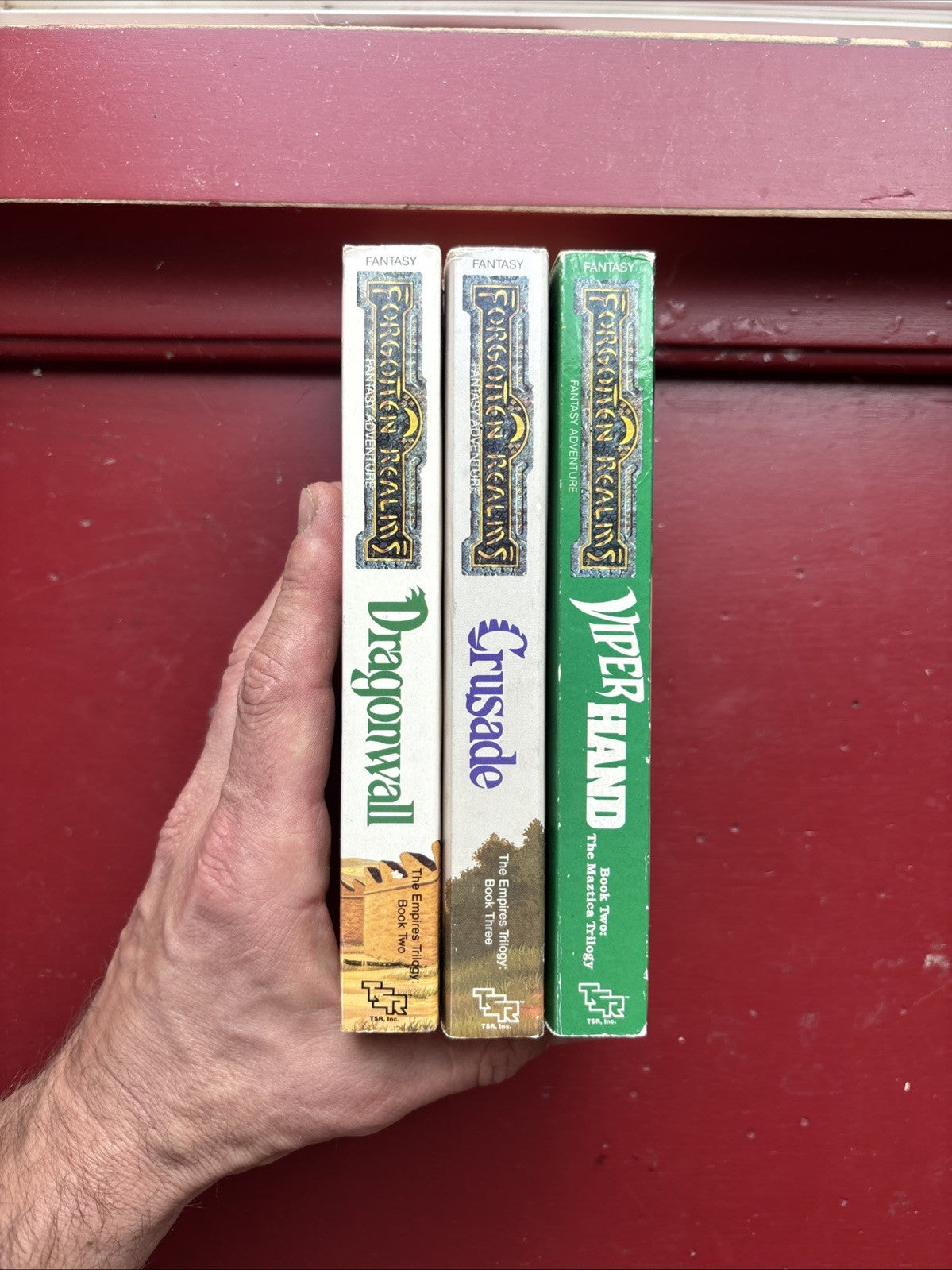 3 Forgotten Realms: Dragonwall, Crusade, Viperhand (Mass Market)