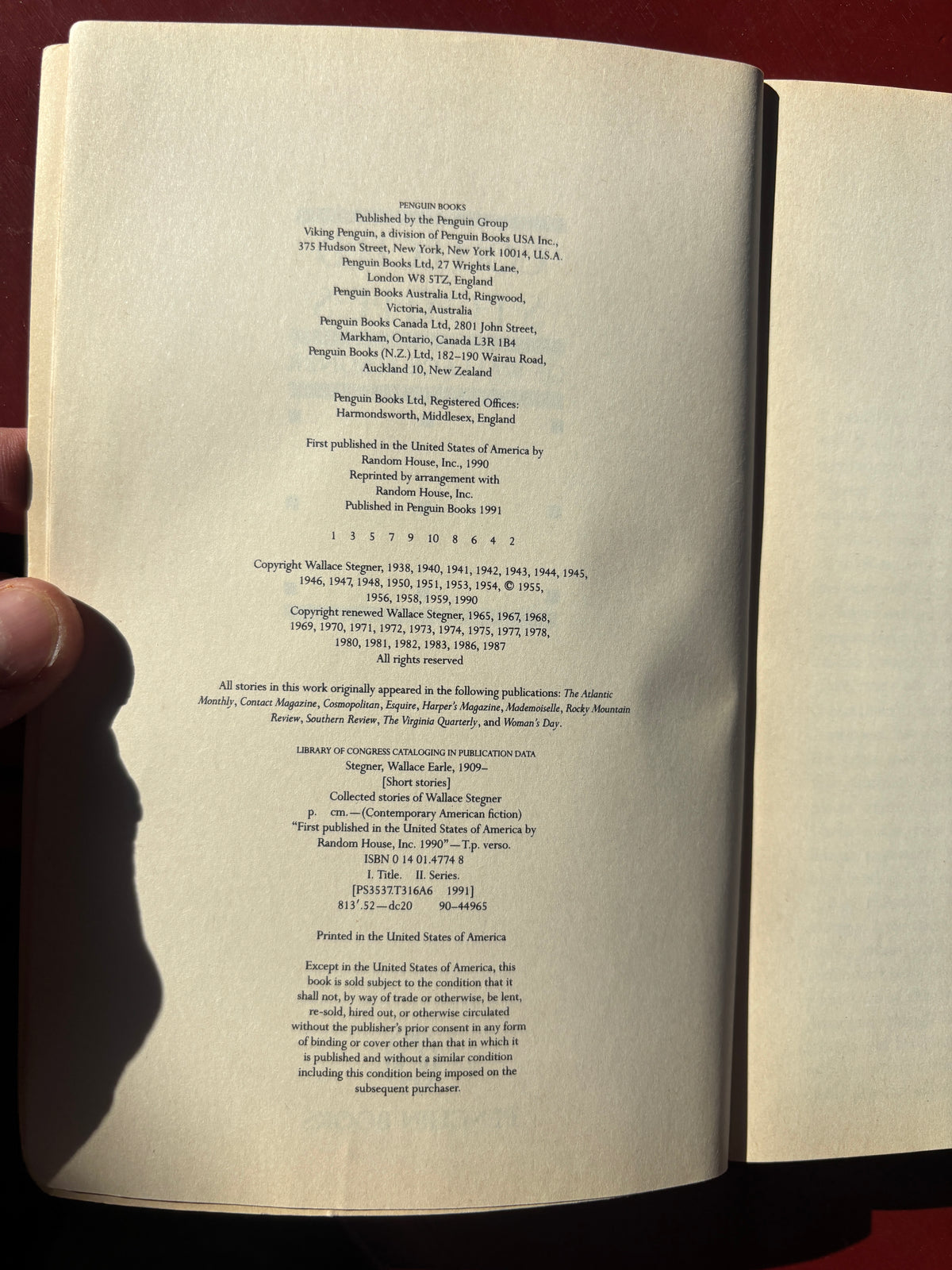 Collected Stories of Wallace Stegner by Wallace Stegner (1987, Trade Paperback)