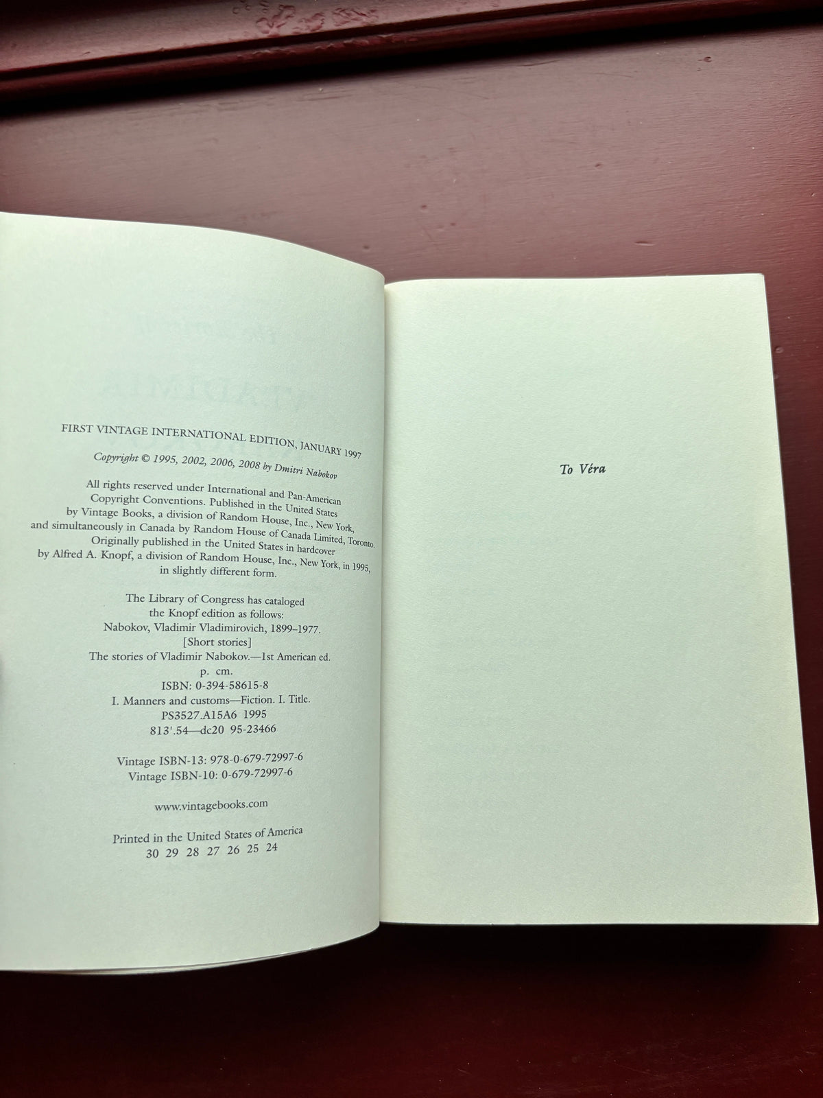 The Stories of Nabokov by Vladimir Nabokov (2008, Trade Paperback)