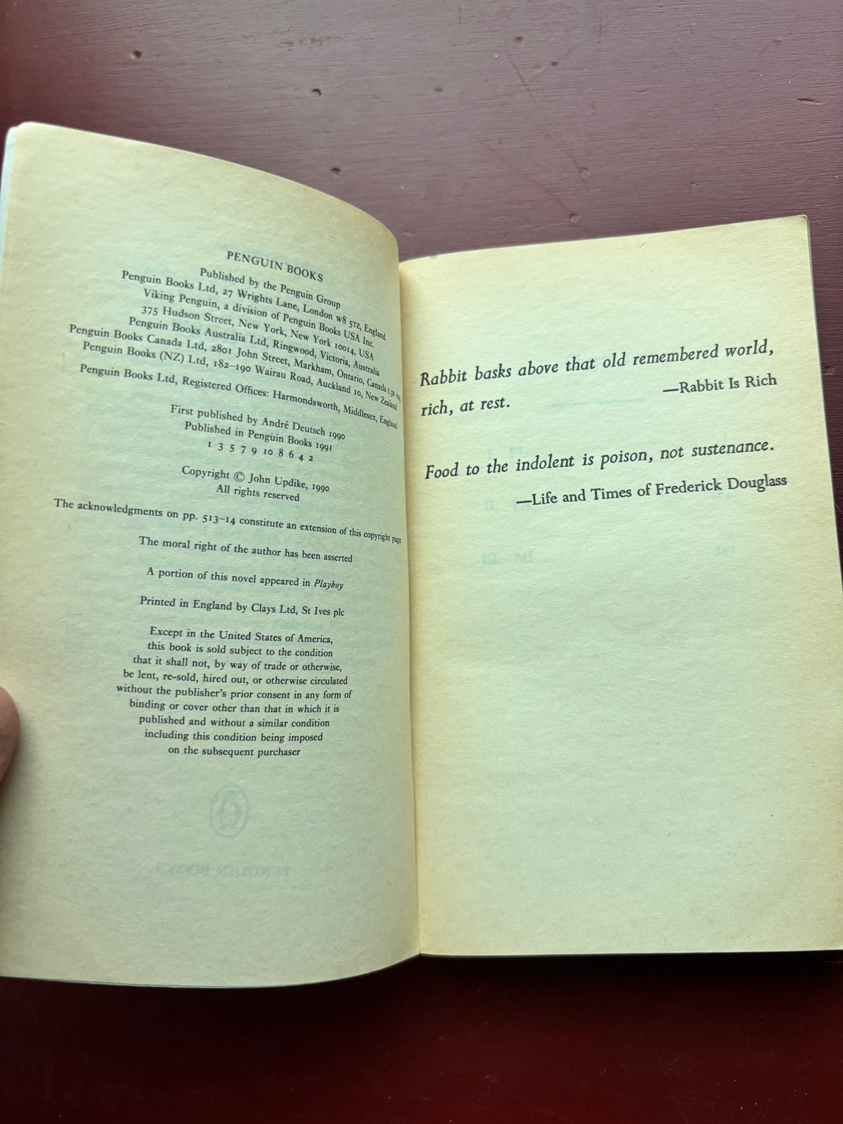 Rabbit at Rest by John Updike (1991, Trade Paperback)