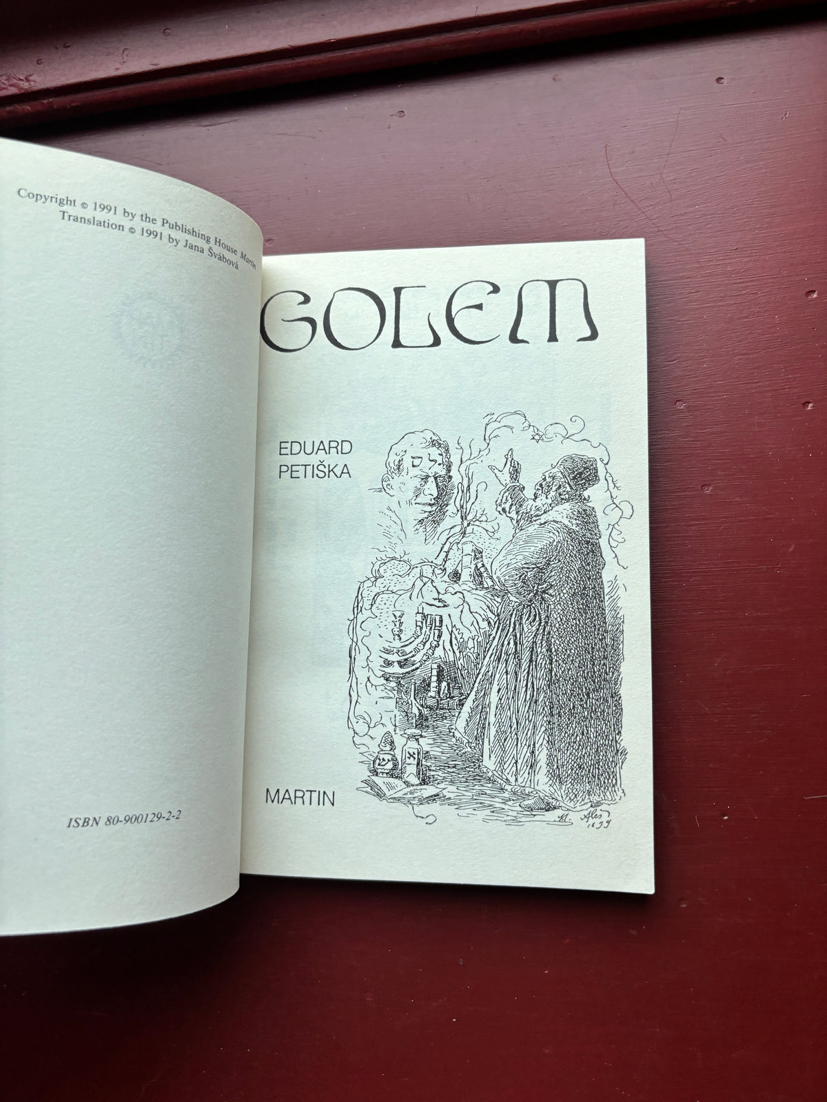 Golem by Eduard Petiska (1991, Trade Paperback)
