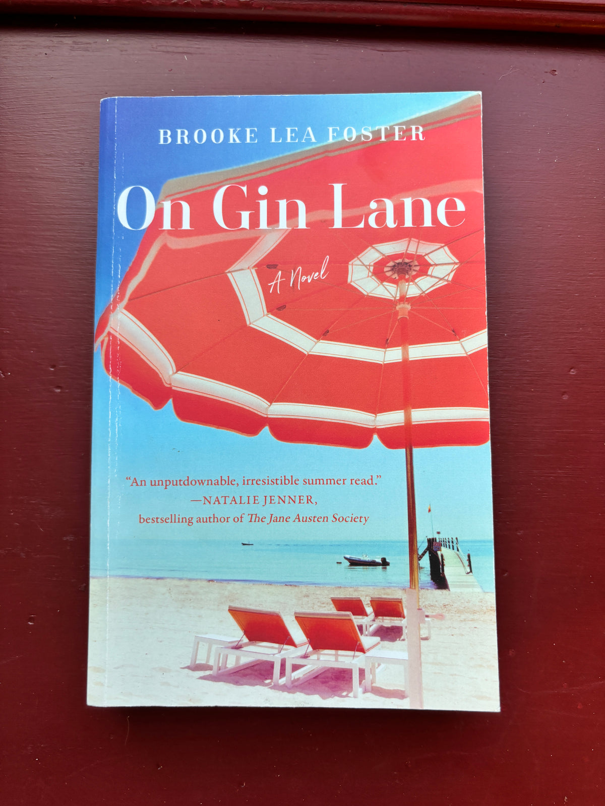 On Gin Lane by Brooke Lea Foster (2022, Trade Paperback)