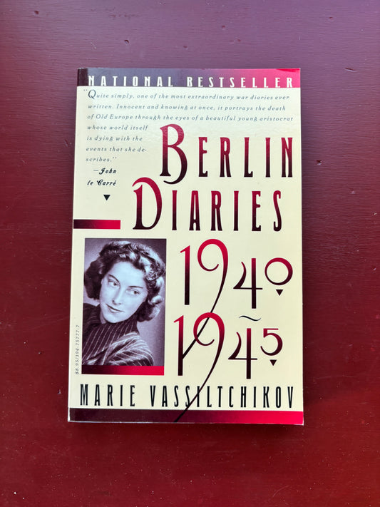 Berlin Diaries 1940 - 1945 by Marie Vassiltchikov (1987, Trade Paperback)