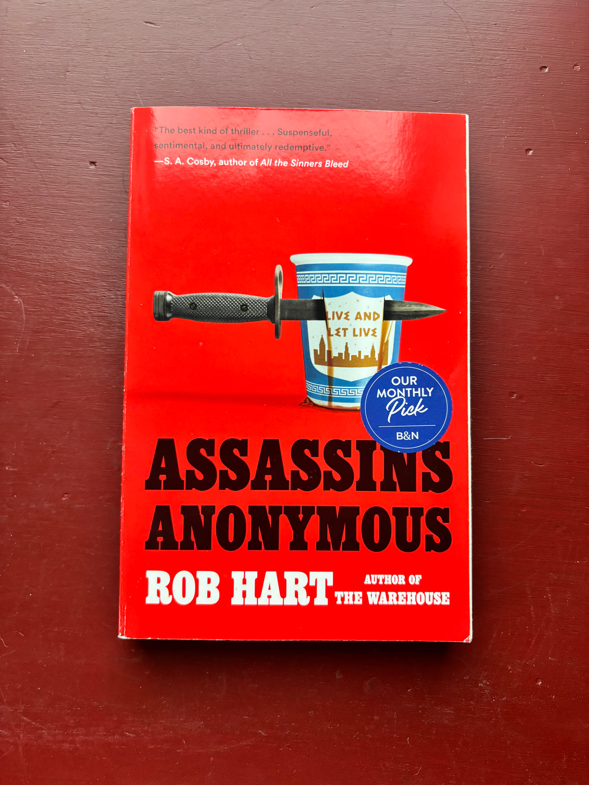 Assassins Anonymous by Rob Hart (2024, Trade Paperback)