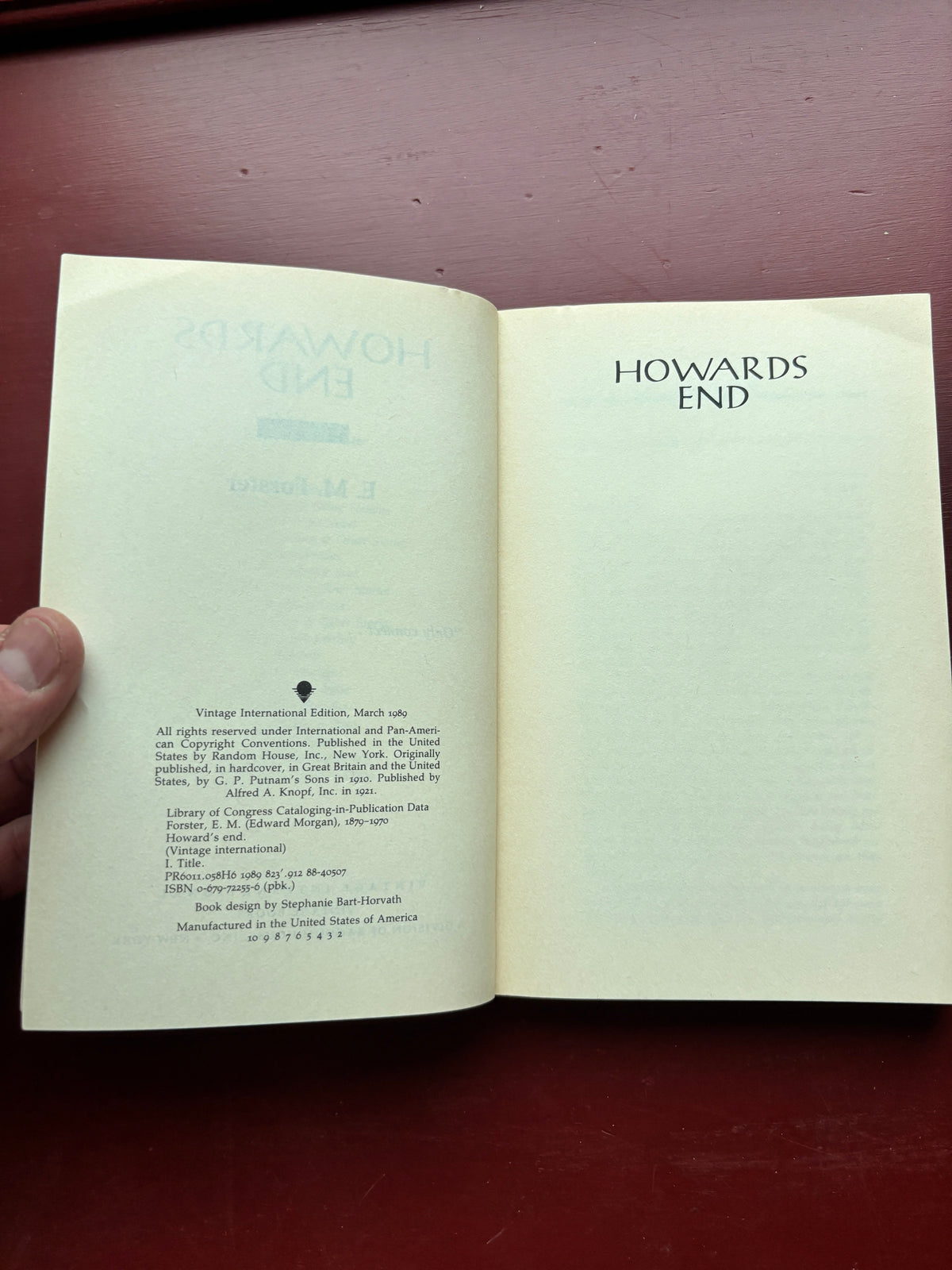 Howard's End by E.M. Forster (1989, Trade Paperback)