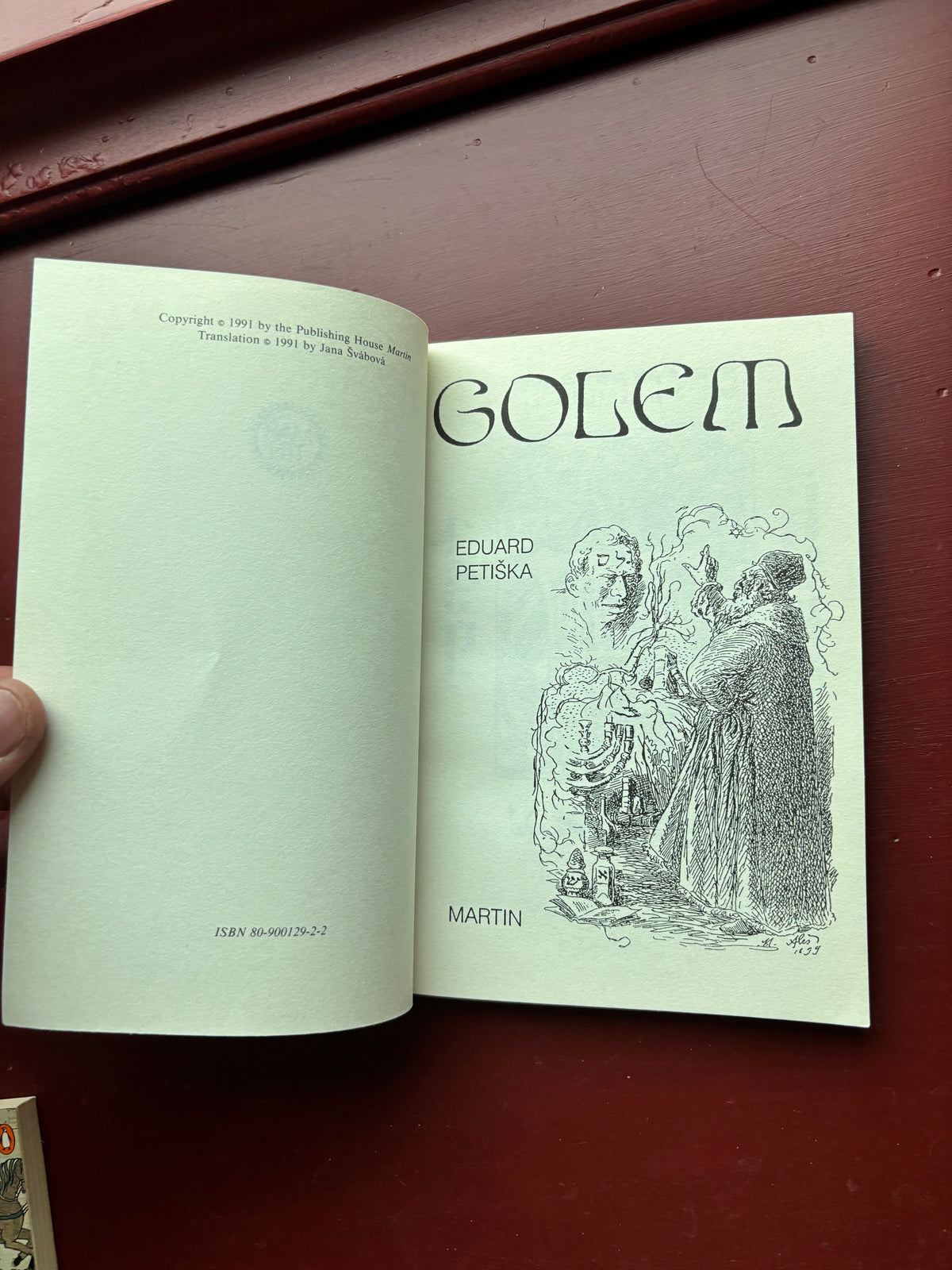 Golem by Eduard Petiska (1991, Trade Paperback)
