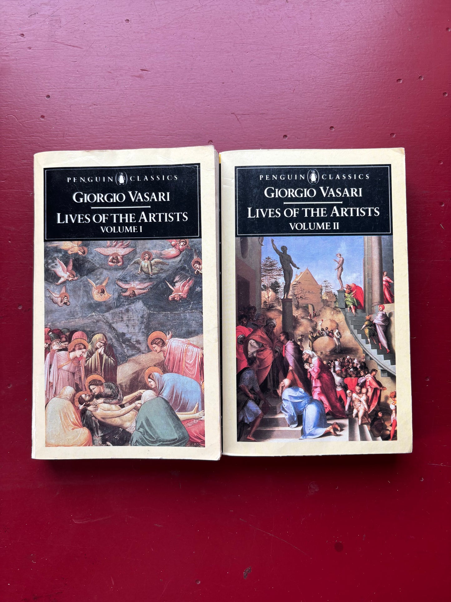 Lives of the Artists Vol. 1 & 2 by Giorgio Vasari (1987, Mass Market)