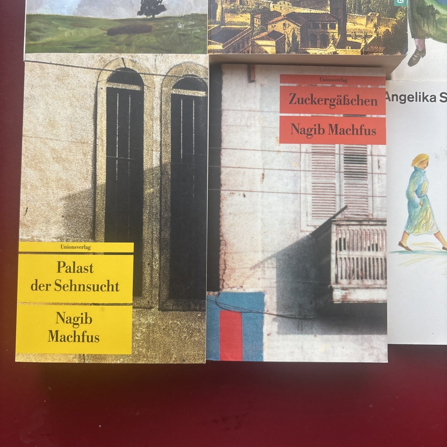 Lot Of 6 German Books Nagib Machfus D Zuckergässchen Tanja Kinkel Lenz Rehmann