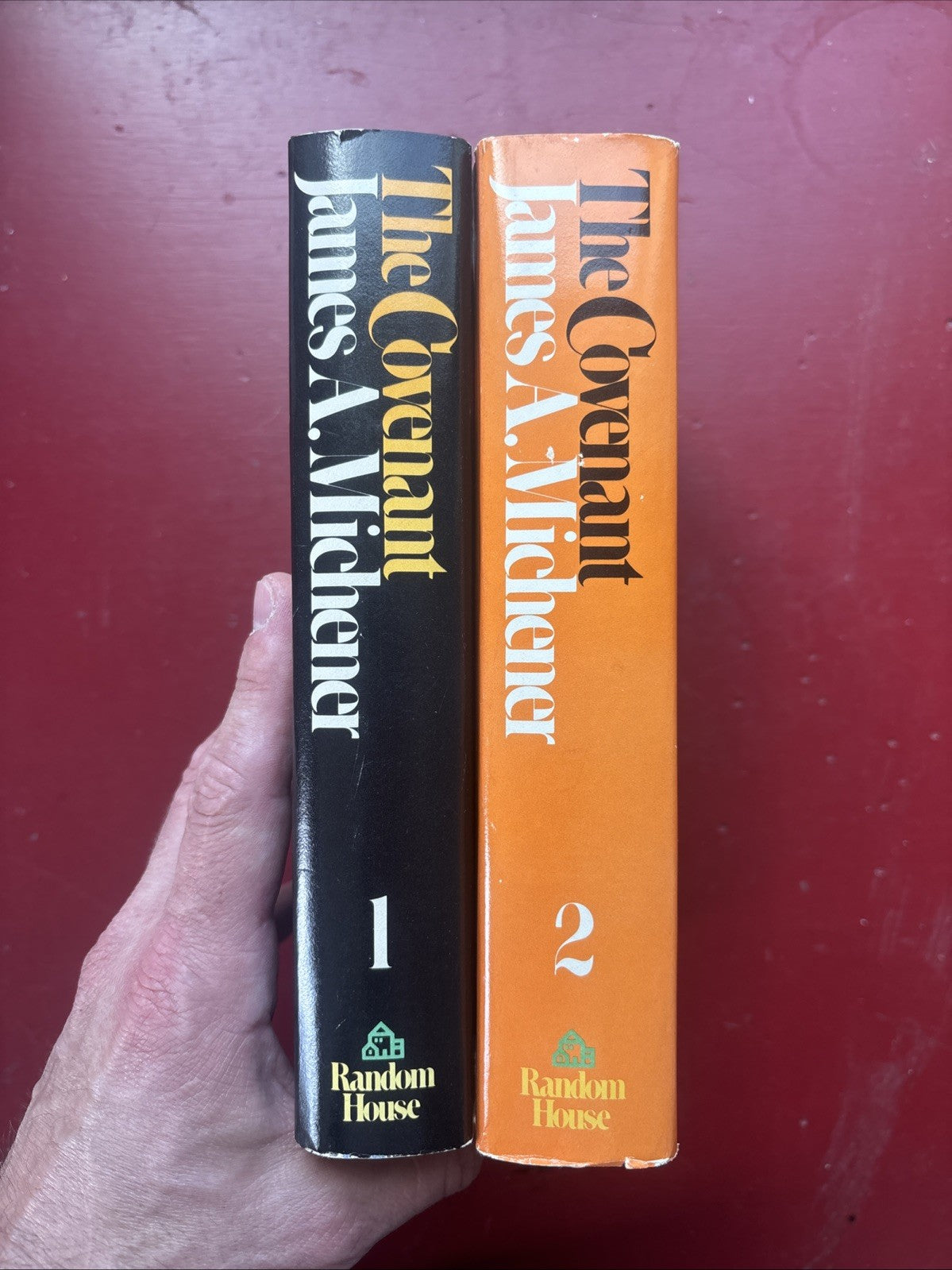 The Covenant (Volumes 1 & 2) by James A. Michener (1980, Hardcover)