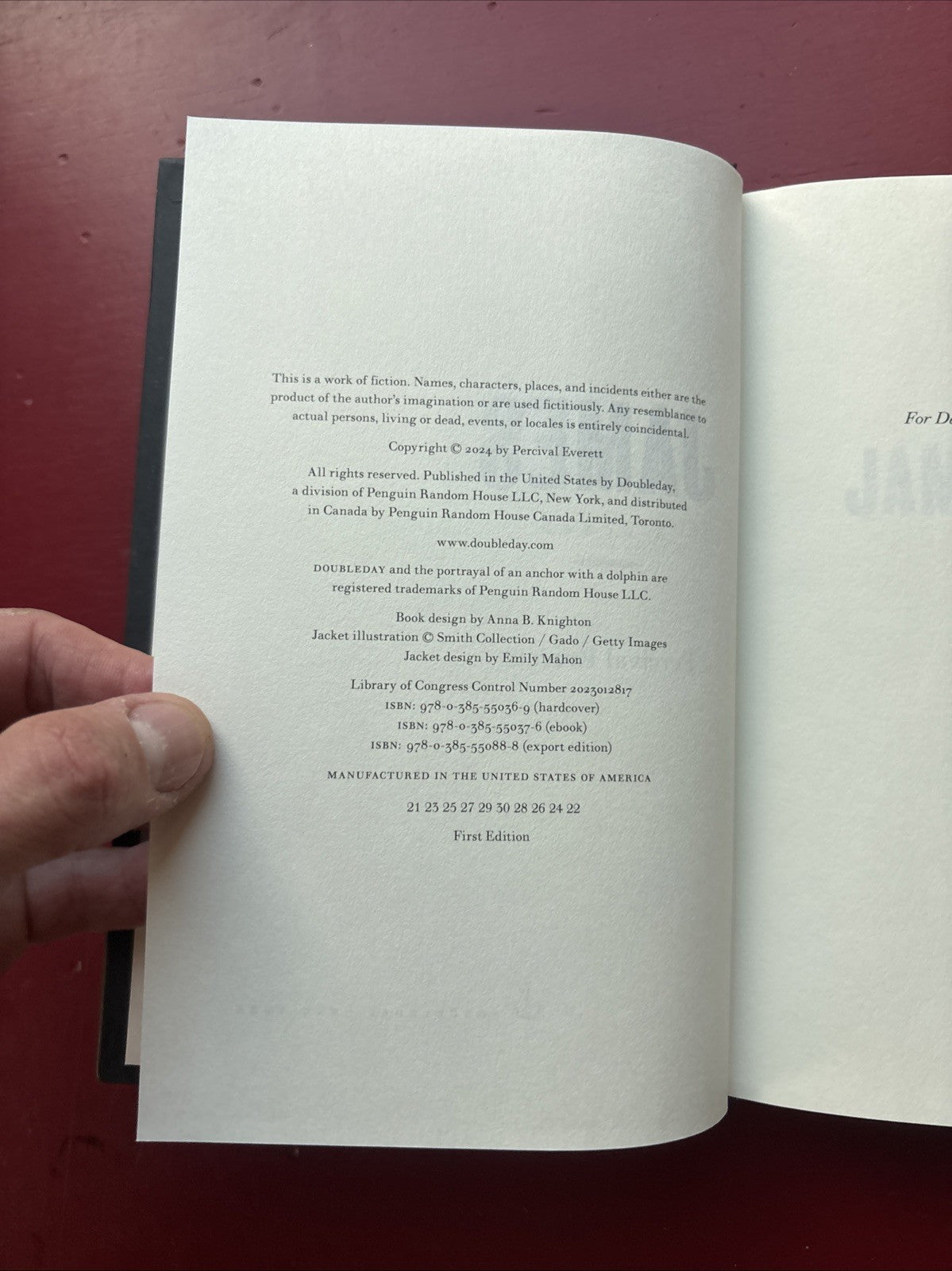James By Percival Everett (2024, Hardcover) (1st Ed.)