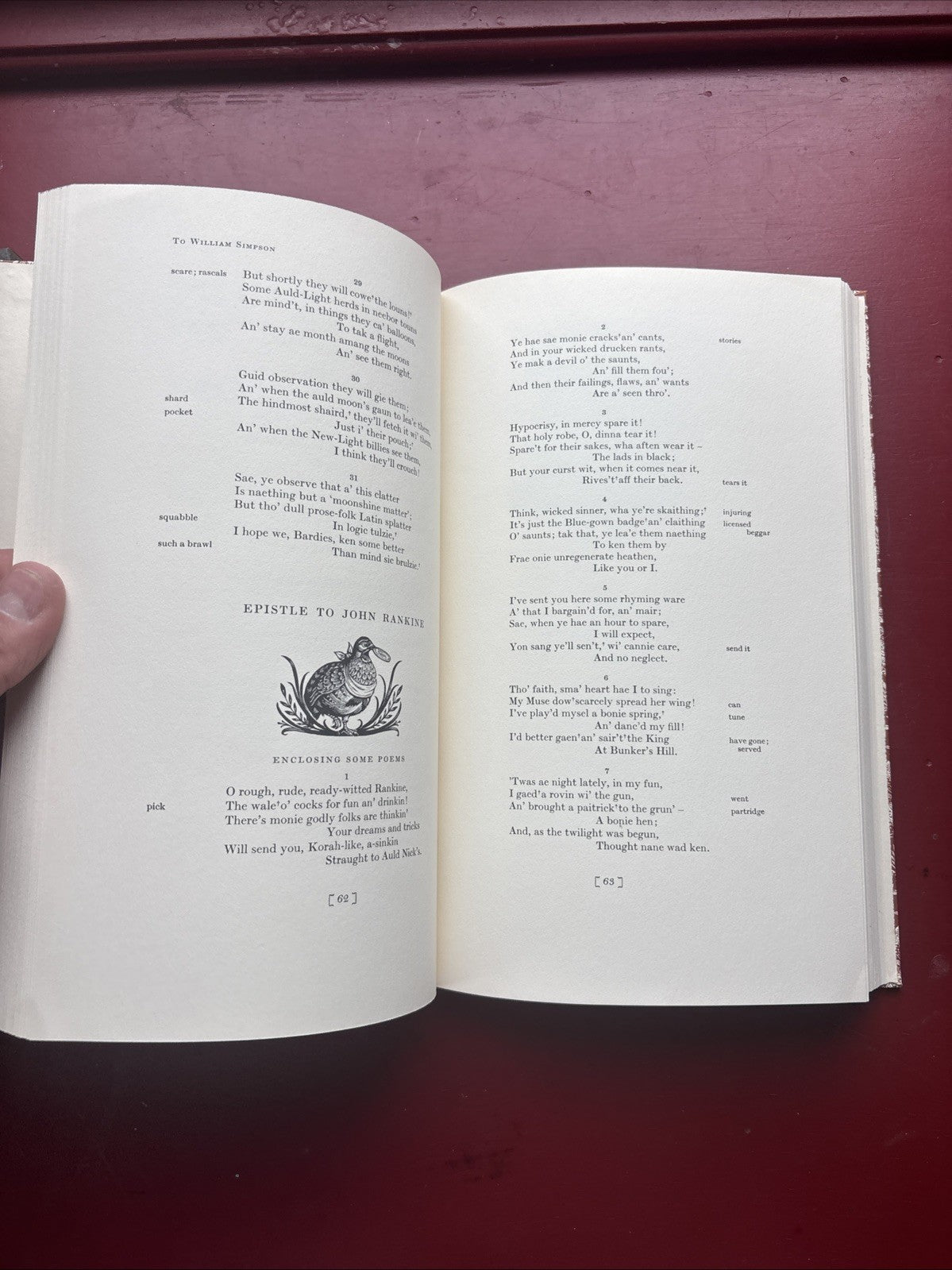 The Poems of Robert Burns, 1965. Heritage Club with Slipcase
