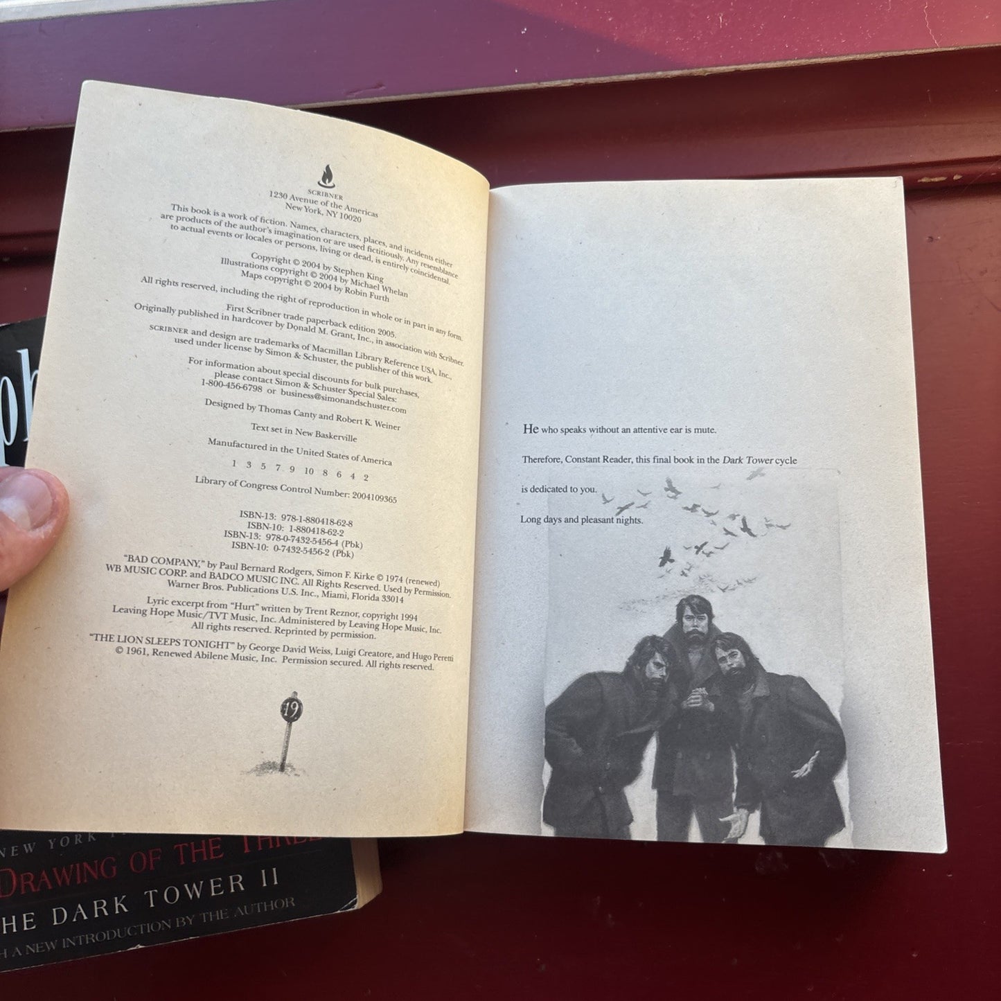 3 Stephen Kings Dark Tower 1 2 & 7 Gunslinger/Drawing of the 3/Dark Tower Plume