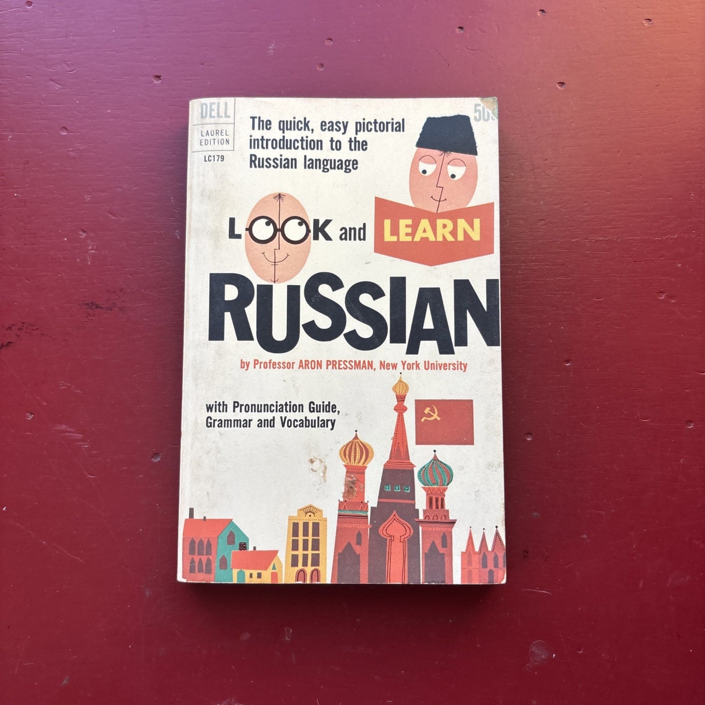Look And Learn Russian Reference Paperback Book by Aron Pressman Dell 1969