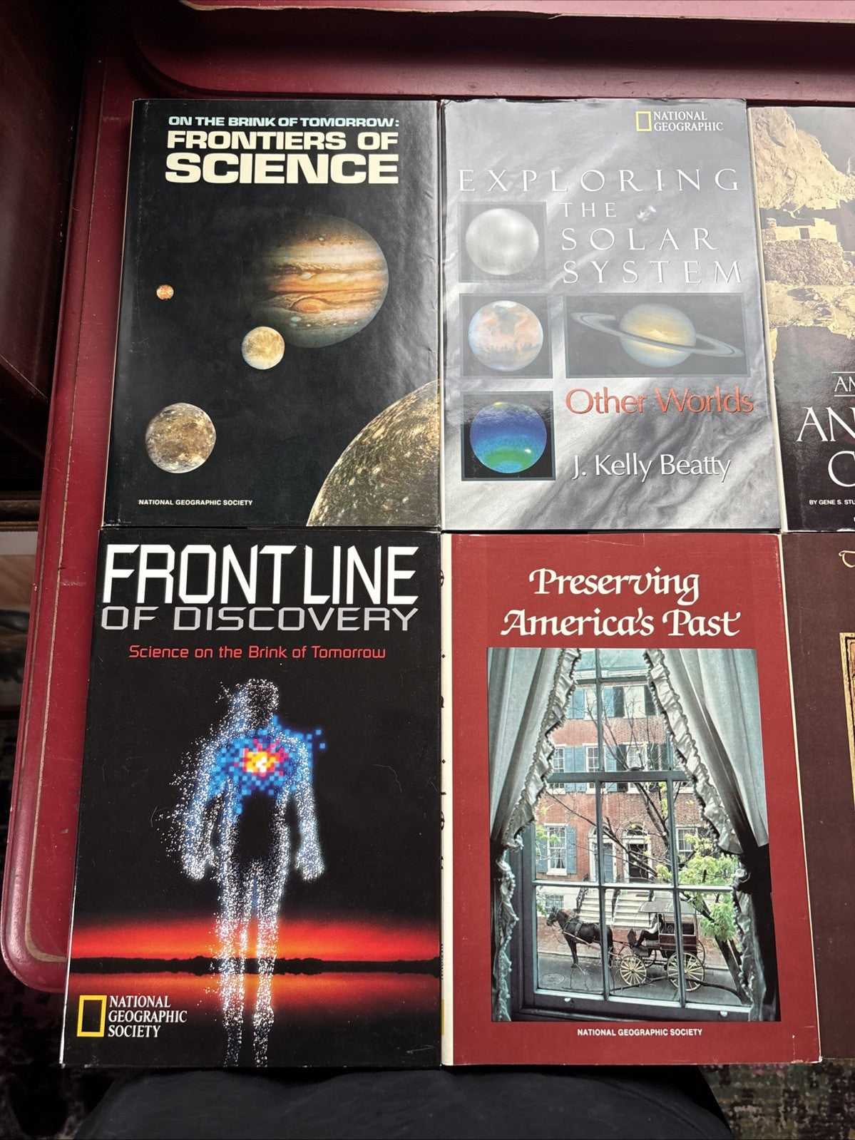 Lot of 9 National Geographic Society Books: More Obscure Topics Nature Science