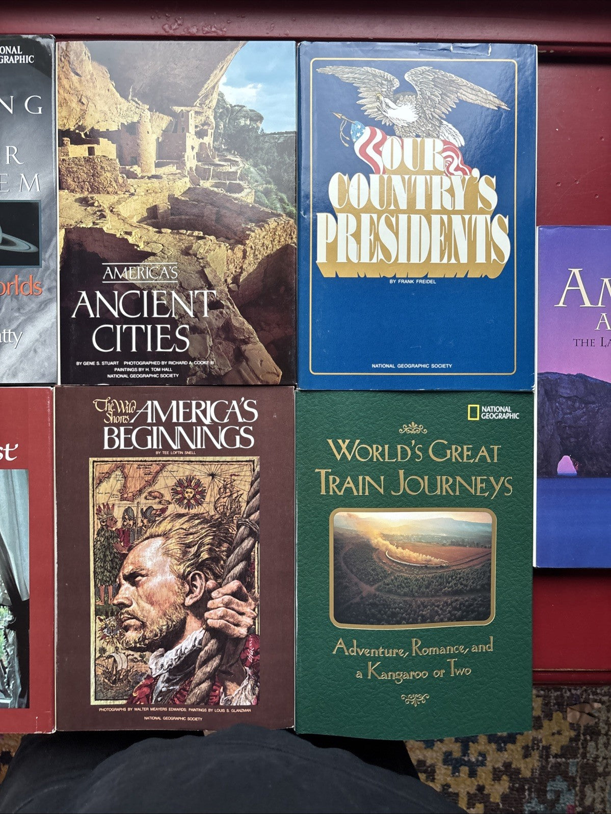 Lot of 9 National Geographic Society Books: More Obscure Topics Nature Science