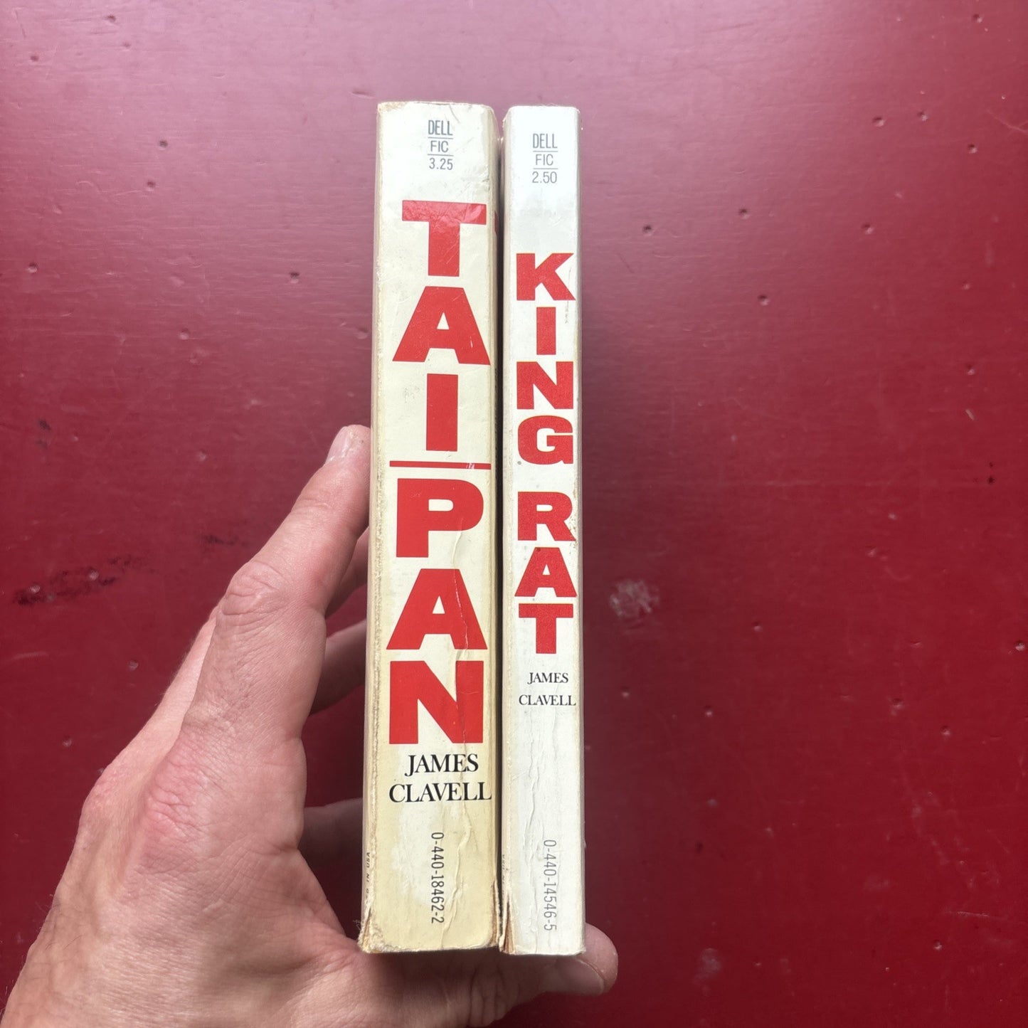 KING RAT & TAI-PAN by James Clavell Vintage 1980s Paperback