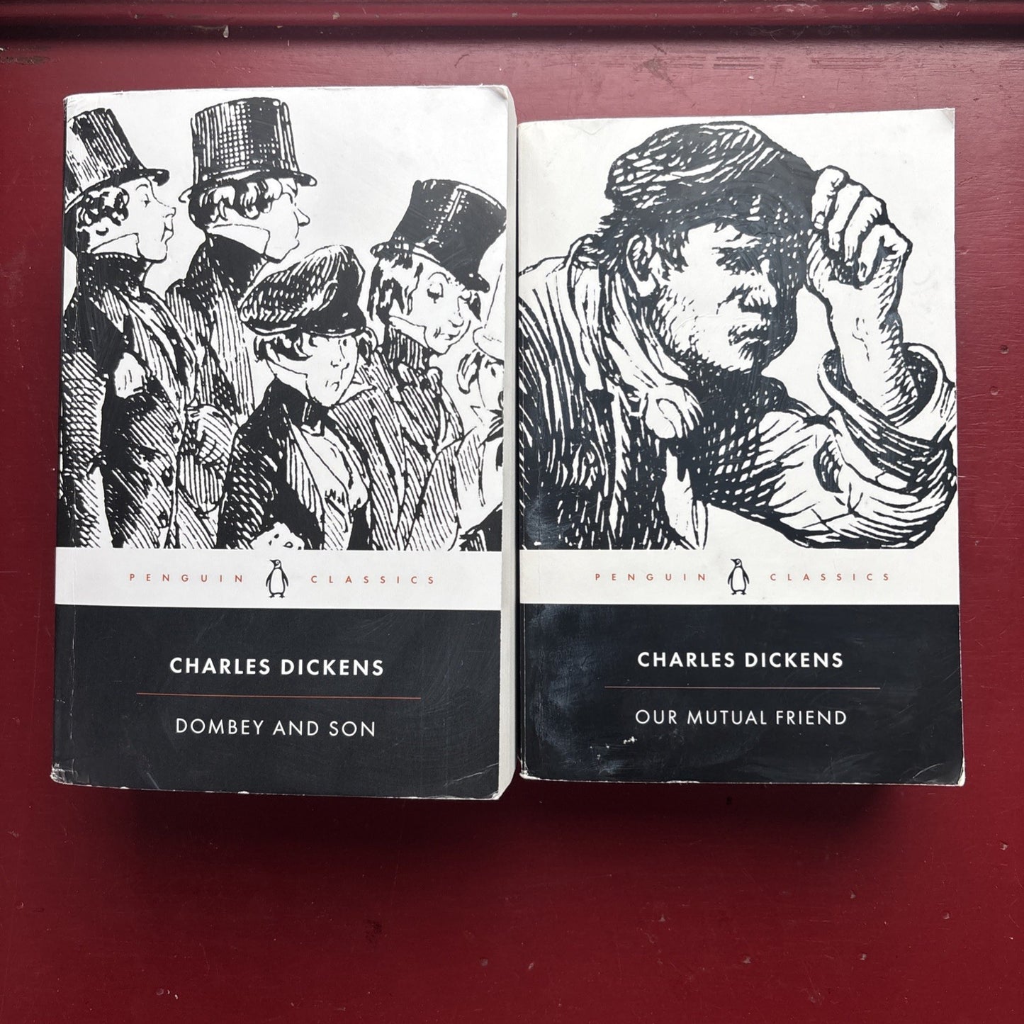 Charles Dickens Dombey and Son & Our Mutual Friend By Dickens Penguin Edition
