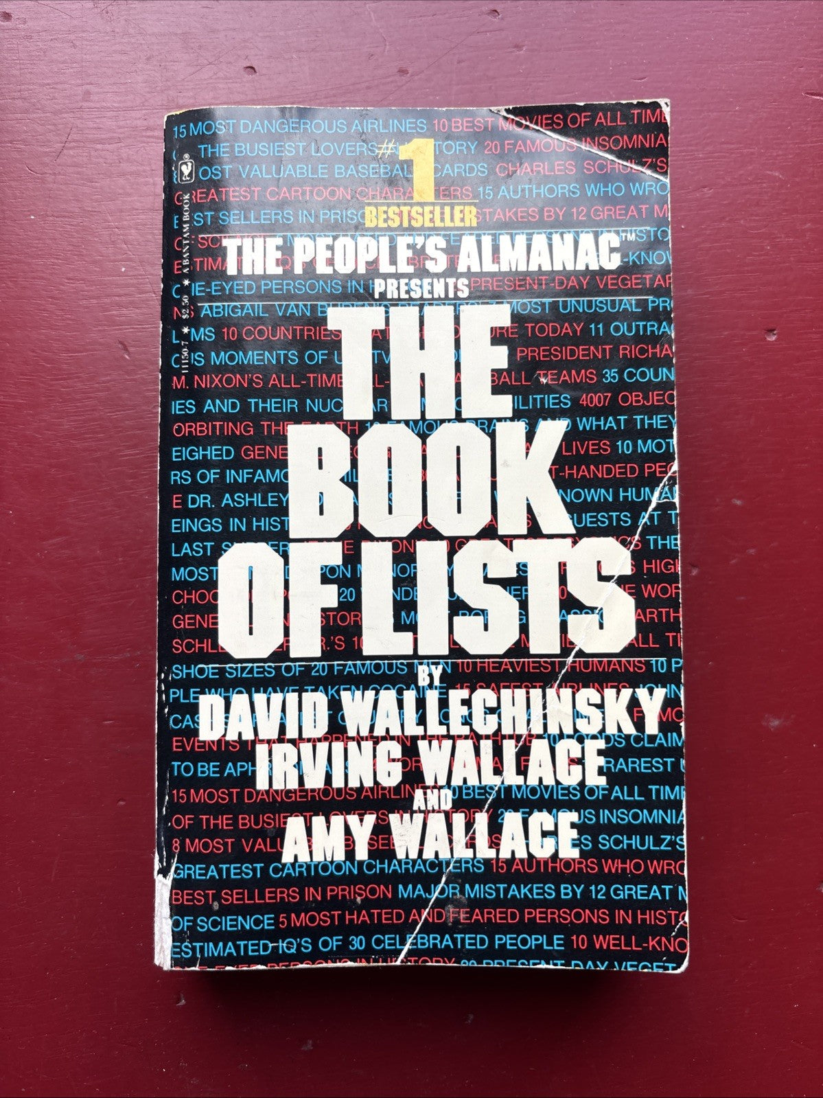 The Book of Lists Peoples Almanac by David Wallechinsky (1978, Mass Market)