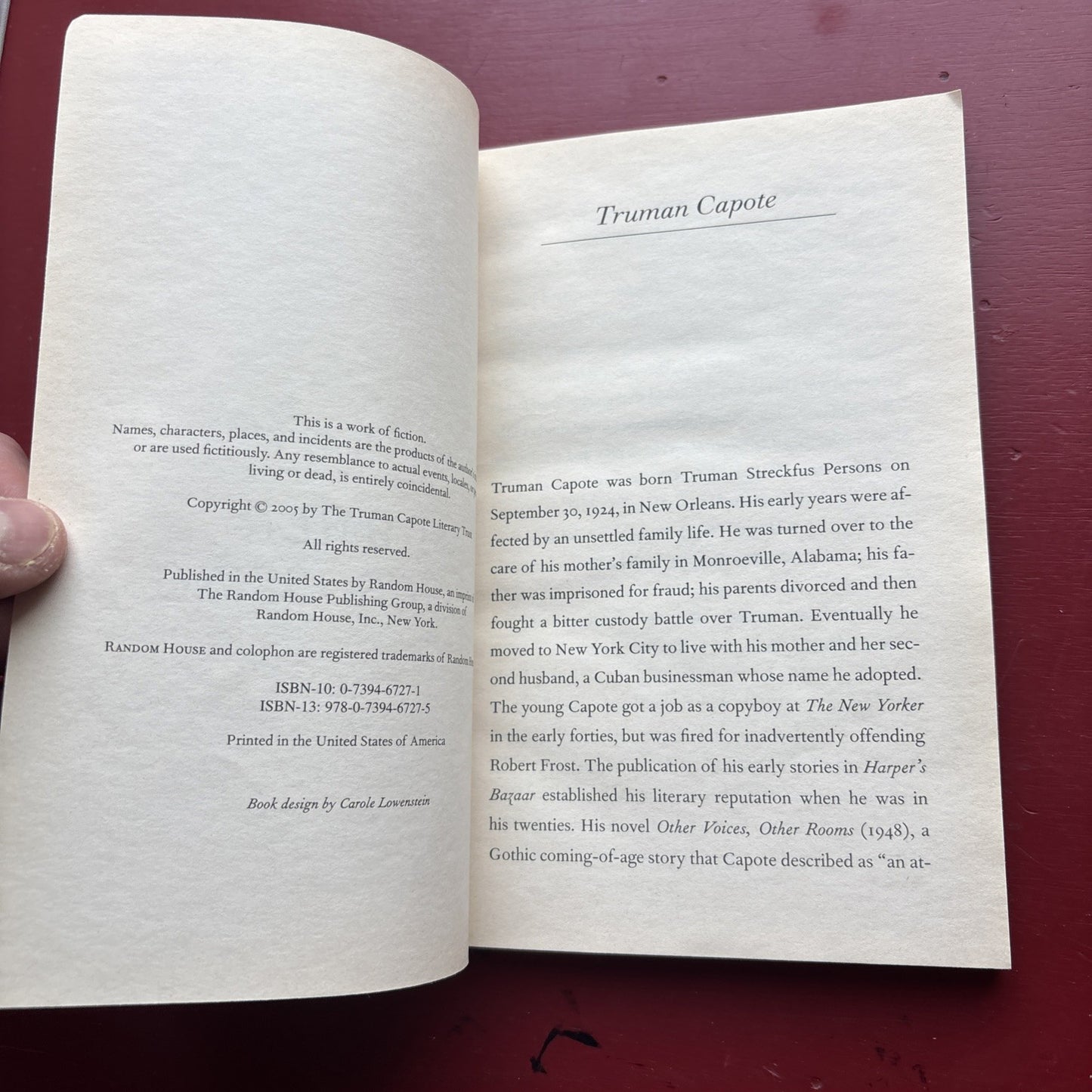 Summer Crossing: A Novel Truman Capote