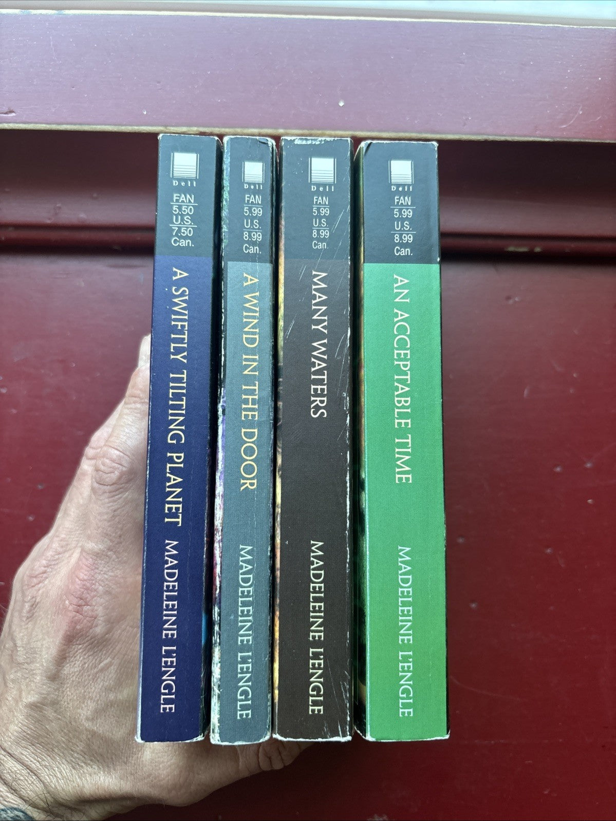 4 A Wrinkle In Time Books: Acceptable Time Many Waters Tilting Planet Wind Door
