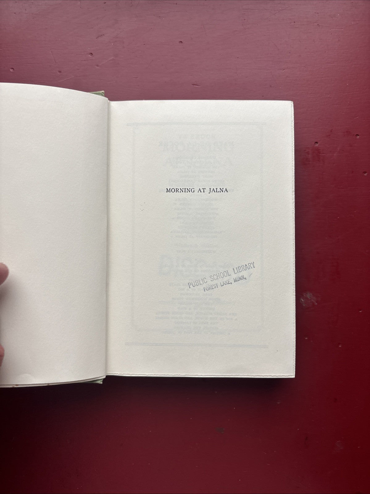 Morning at Jalna by Mazo De La Roche (1960, HC) (ex-libris)