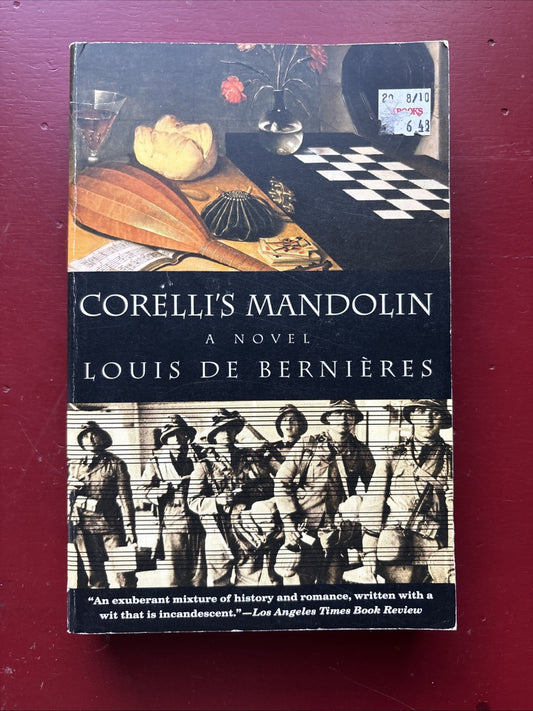 Corelli's Mandolin by Louis de Bernieres (1995, Trade Paperback)