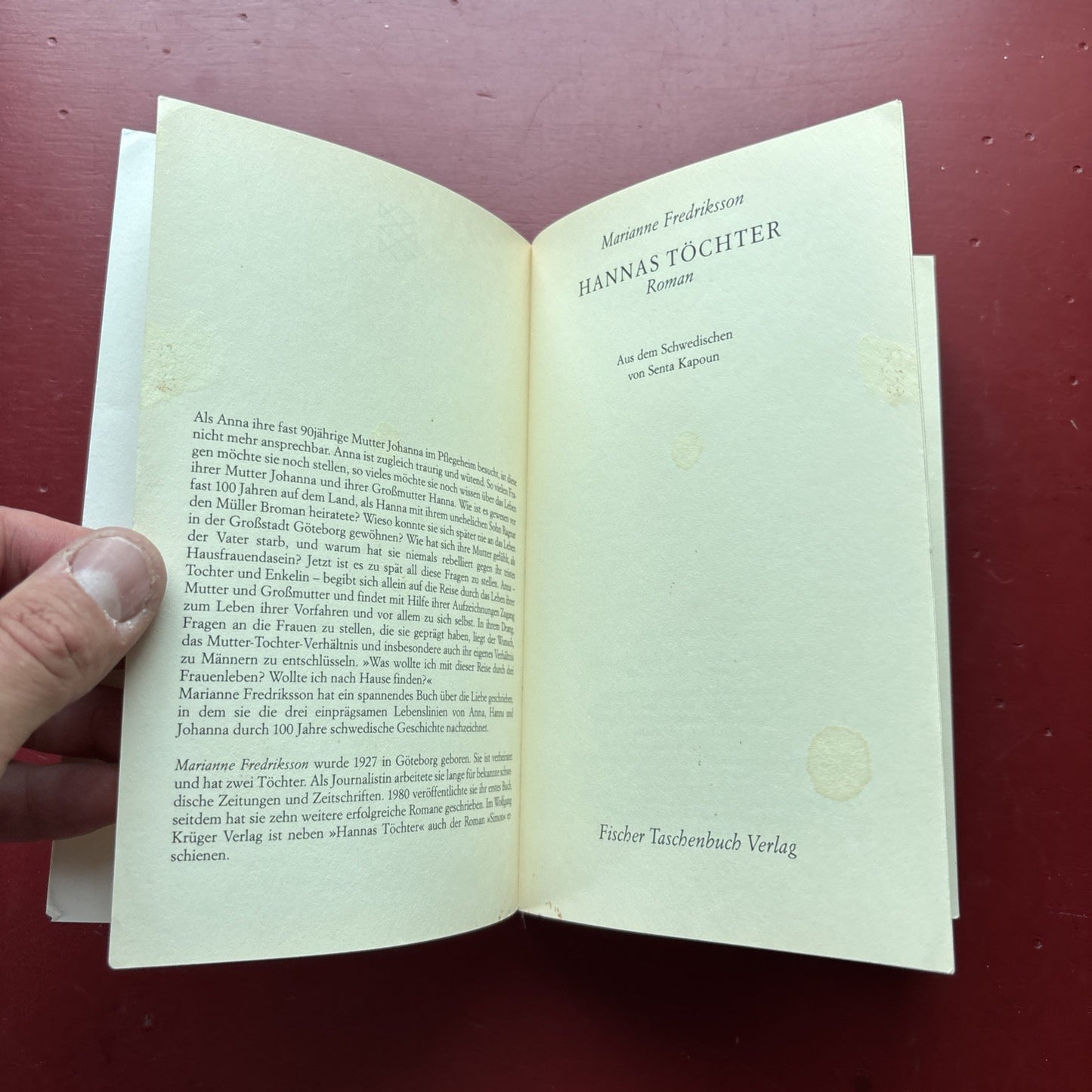 Hannas Töchter Paperback Marianne Fredriksson