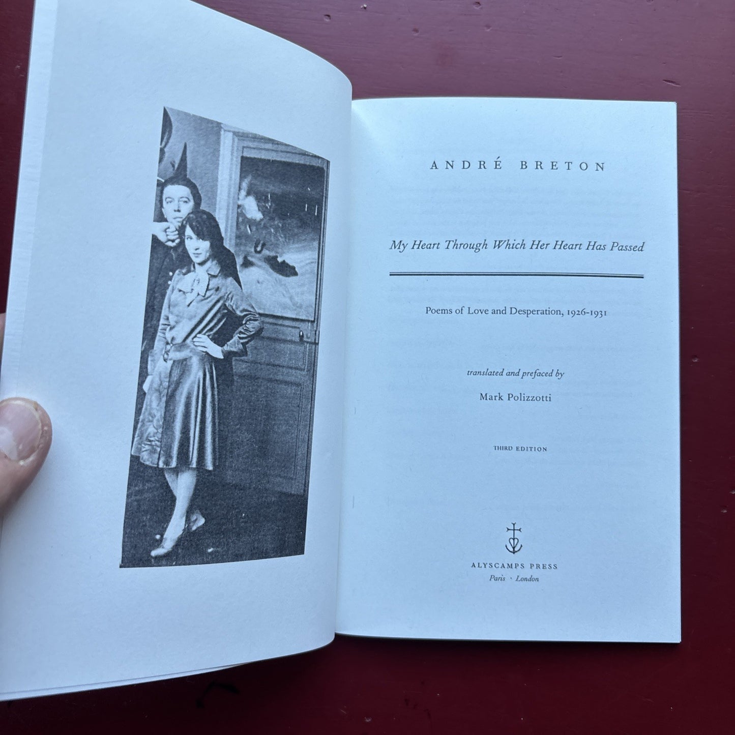 My Heart Through Which Her Heart Has Passed – André Breton  Limited  300 Copies