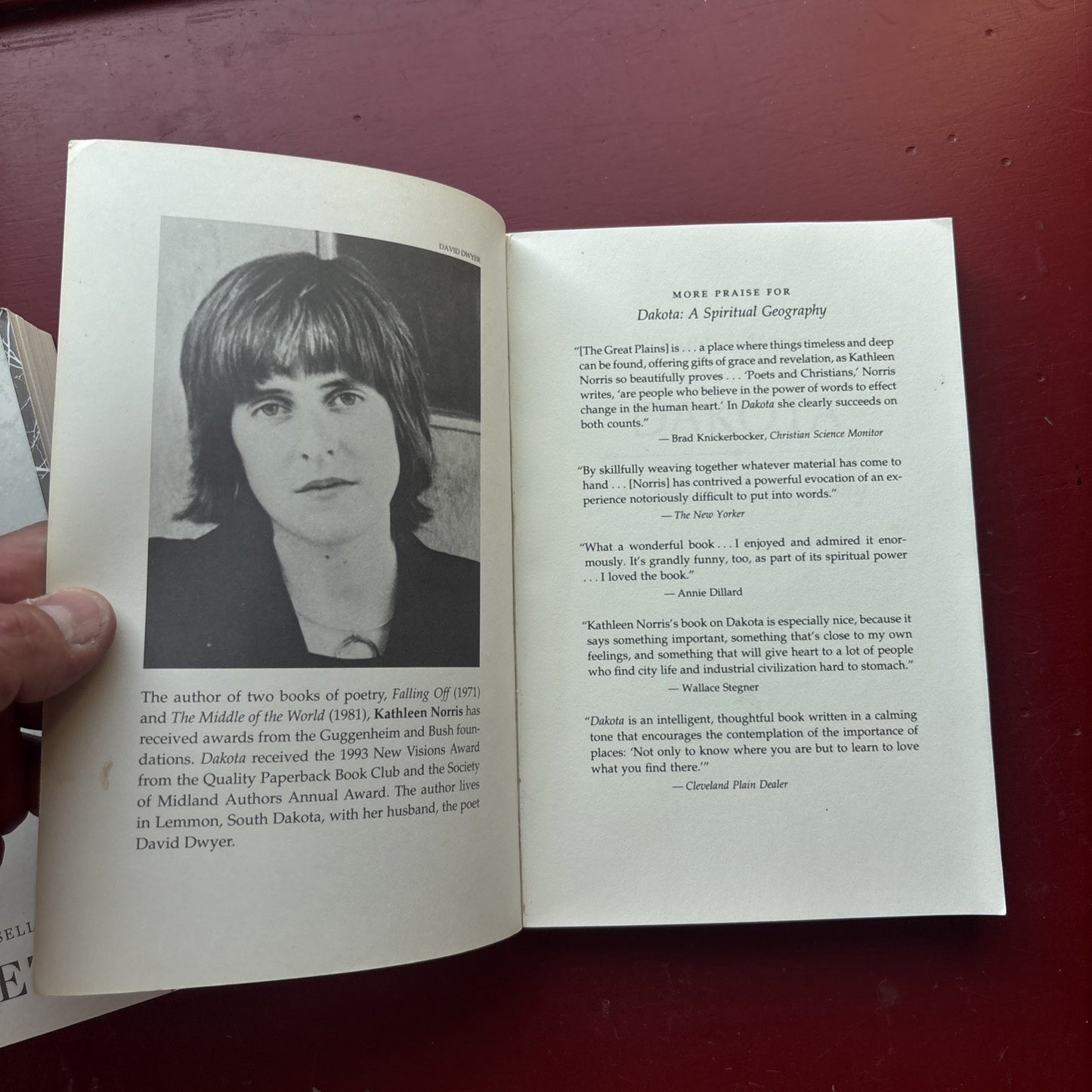 Dakota: A Spiritual Geography by Kathleen Norris