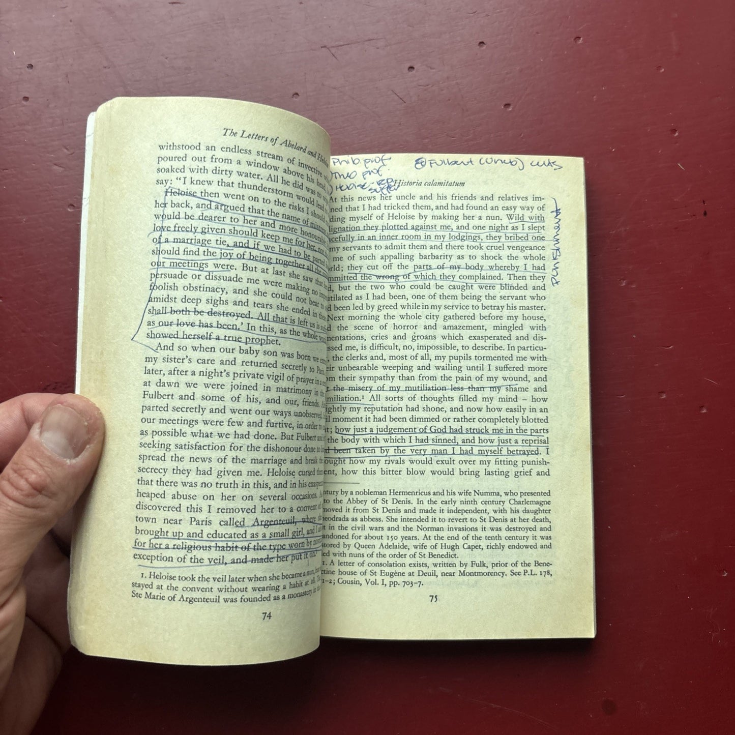 The Letters of Abelard and Heloise (Penguin Classics) Lightly Annotated