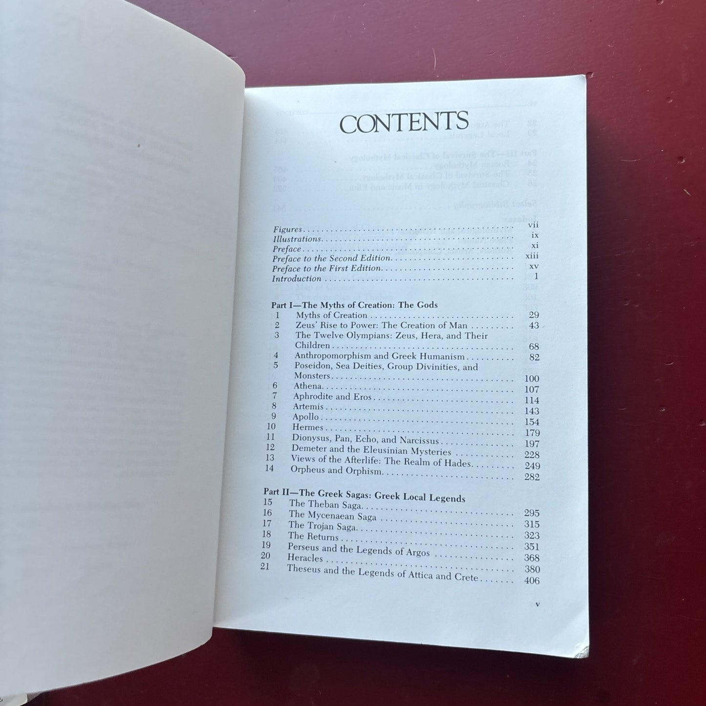 Classical Mythology Paperback Book 3rd Edition Vintage (Lightly Annotated)
