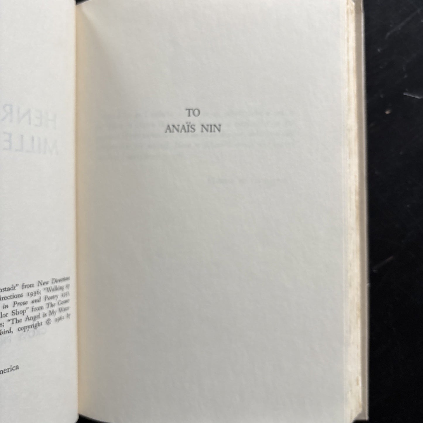 Black Spring by Henry Miller Hardcover Grove Press