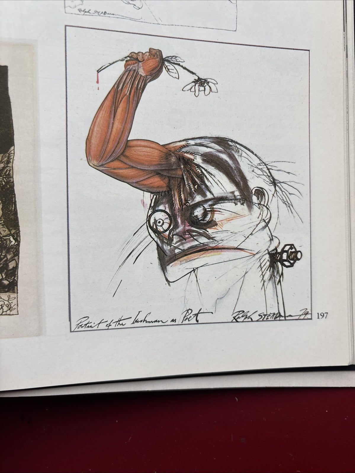 Ralph Steadman – Between the Eyes – 1984 First Edition Paperback – Gonzo Art